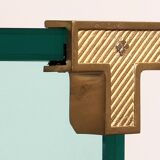 Peter Ghyzcy Side Table Model T30 solid glass 1960