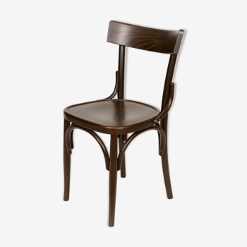 Bistro chair milano archi seat wood stained walnut