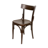 Bistro chair milano archi seat wood stained walnut