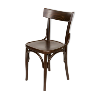Bistro chair milano archi seat wood stained walnut