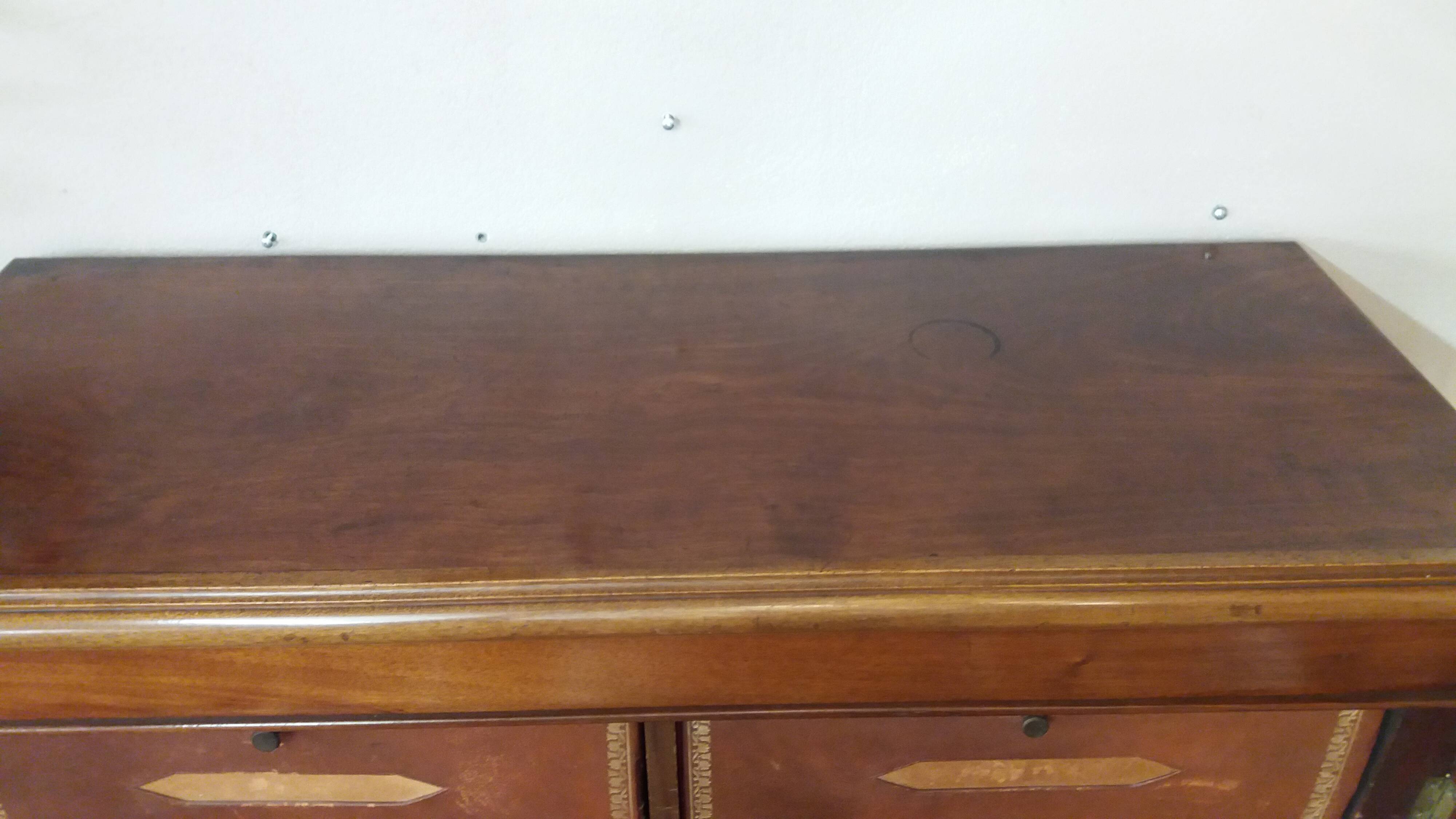 Louis Philippe walnut cardboard box