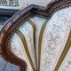 Sofa sofa old style louis xvi 2 places with cushion