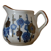 Stoneware milk jug with Japanese motif