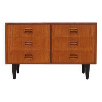 Commode en teck, design danois, années 1960, fabrication : Danemark