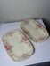 2 raviers anciens Longchamp Pâquerettes en terre de fer polychrome