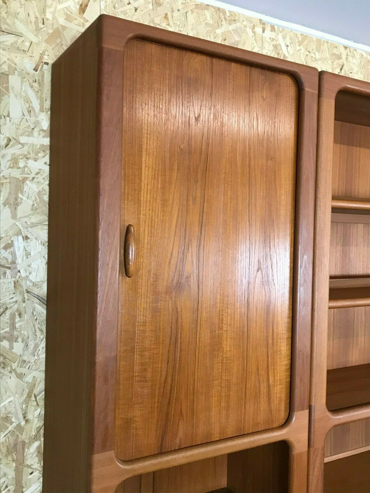 70s Dyrlund teak shelf wall unit Danish Modern Design Denmark