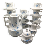 SERVICE à café porcelaine blanche Bareuther Waldassen Bavaria Germany