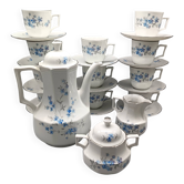 SERVICE à café porcelaine blanche Bareuther Waldassen Bavaria Germany