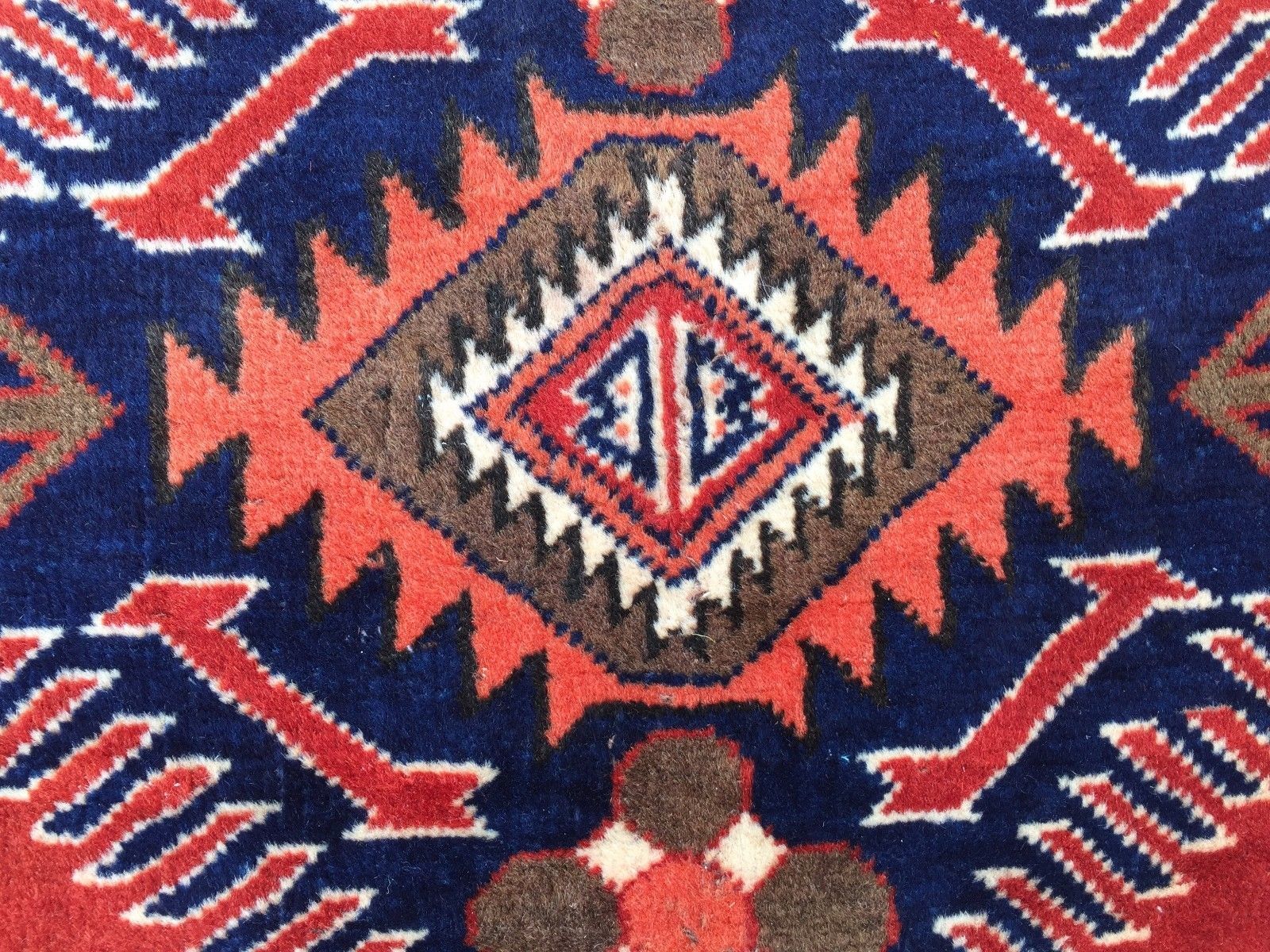 Tapis en teinture végétale Khal Mohammadi Persian Afghan 155x106 cm