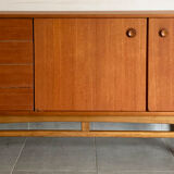 Vintage Scandinavian enfilade from the 60s in teak