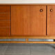 Vintage Scandinavian enfilade from the 60s in teak