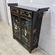 Vintage Chinese side table / cabinet / lacquered cabinet / bohemian