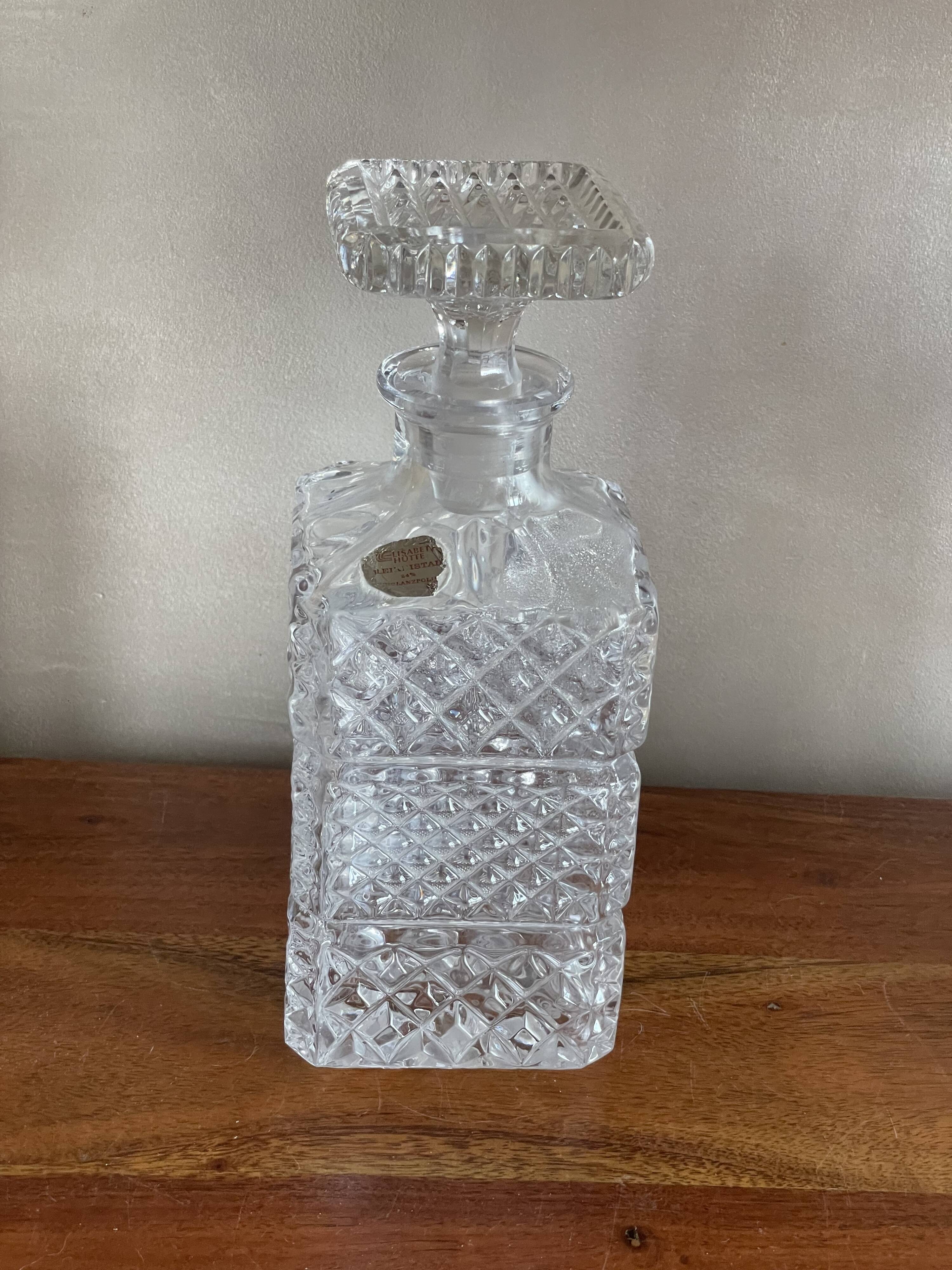Carafe à whisky en cristal