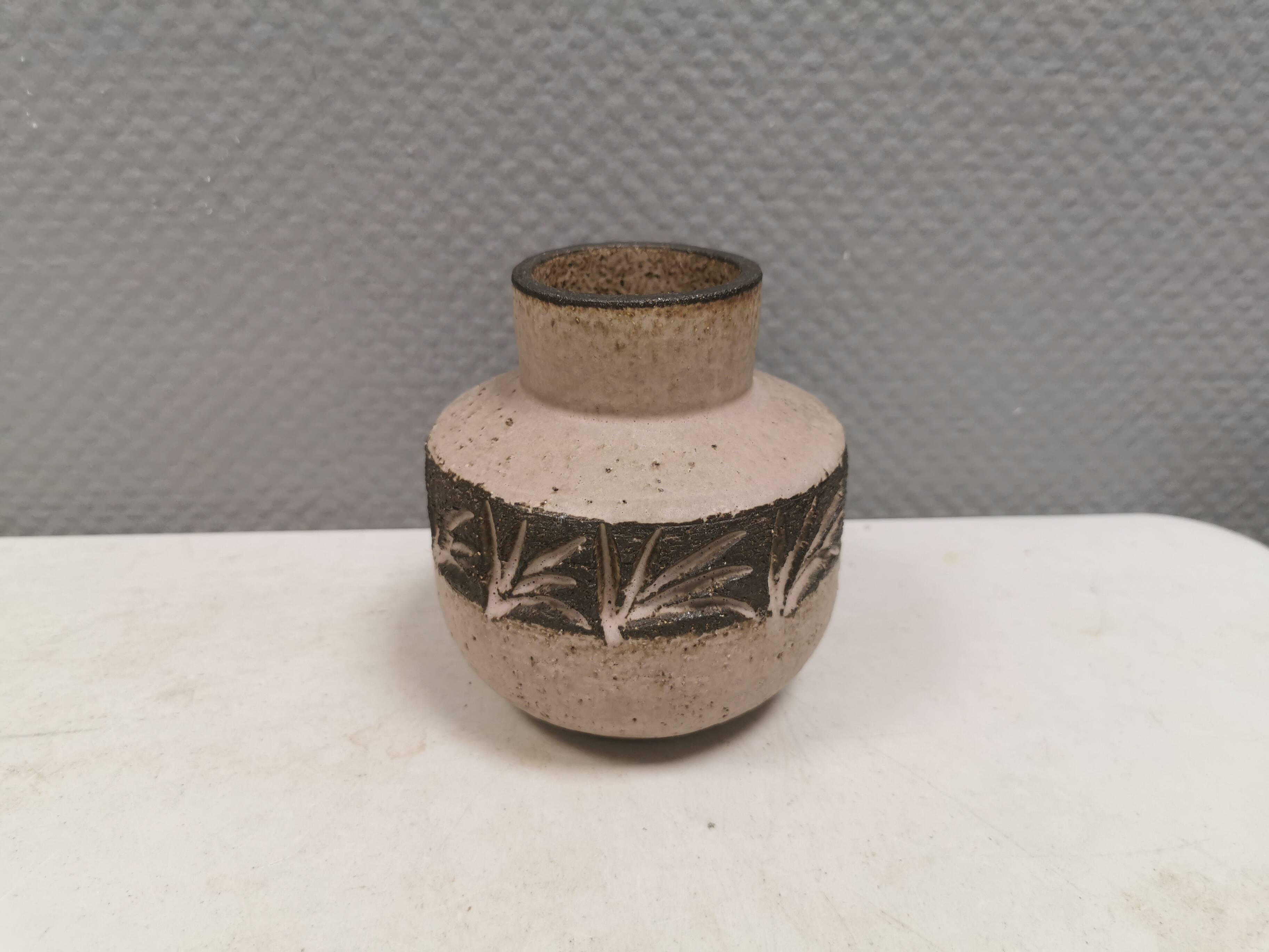 Stoneware/ceramic vase by Løvemose, Denmark, 1970s–1980s.