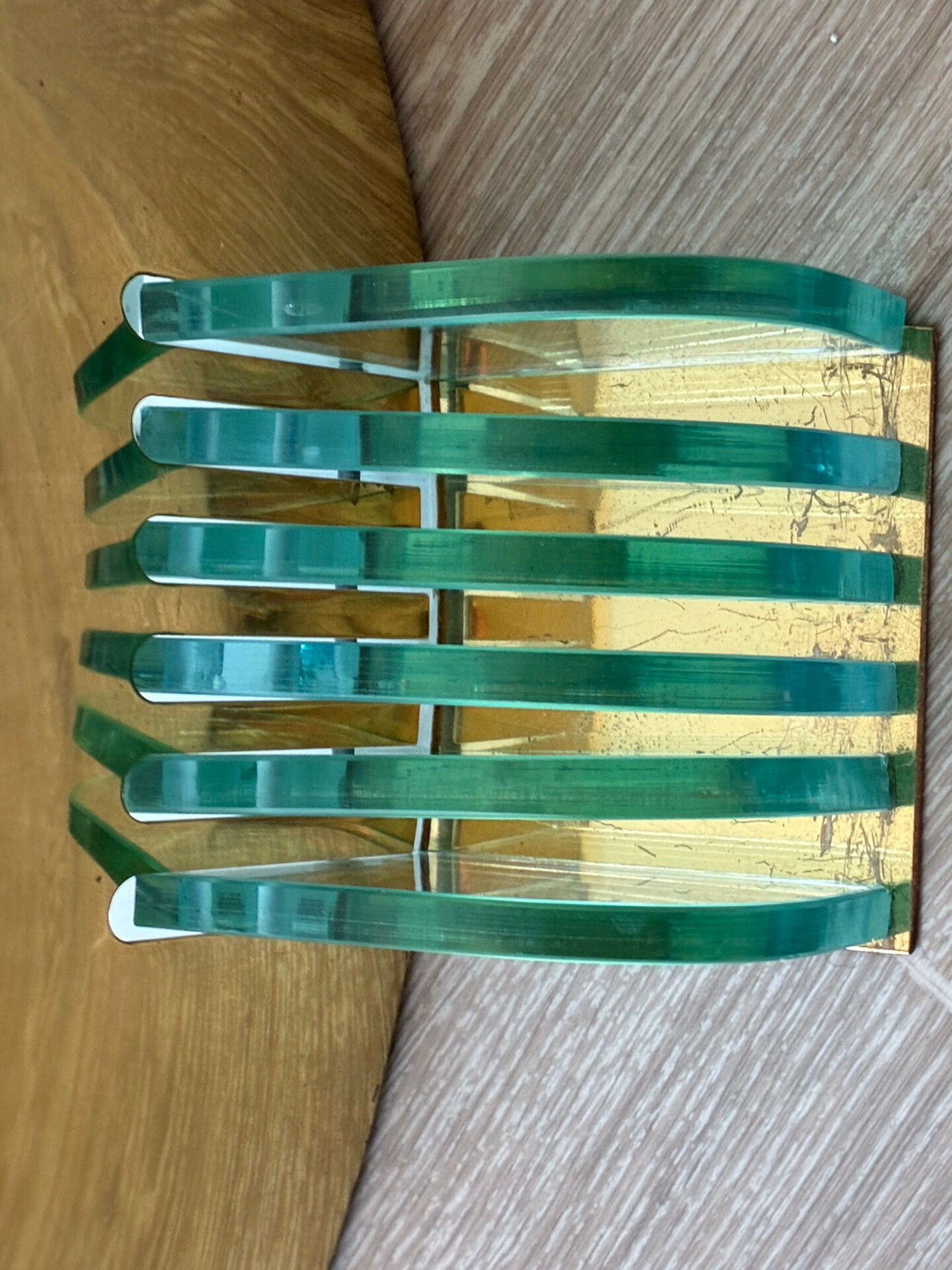 Vintage half-moon wall lights