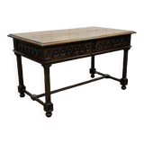 Late 19th century Gothic style oak desk