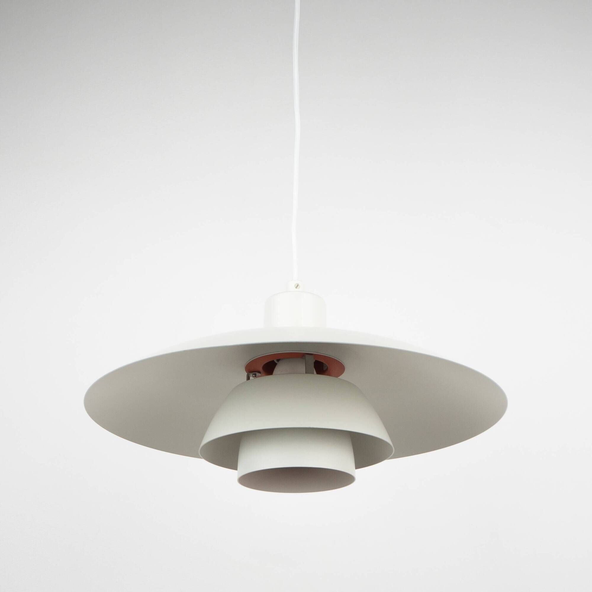 Pair of 2 Danish vintage PH 4/3 pendant lamps by Poul Henningsen, 1966