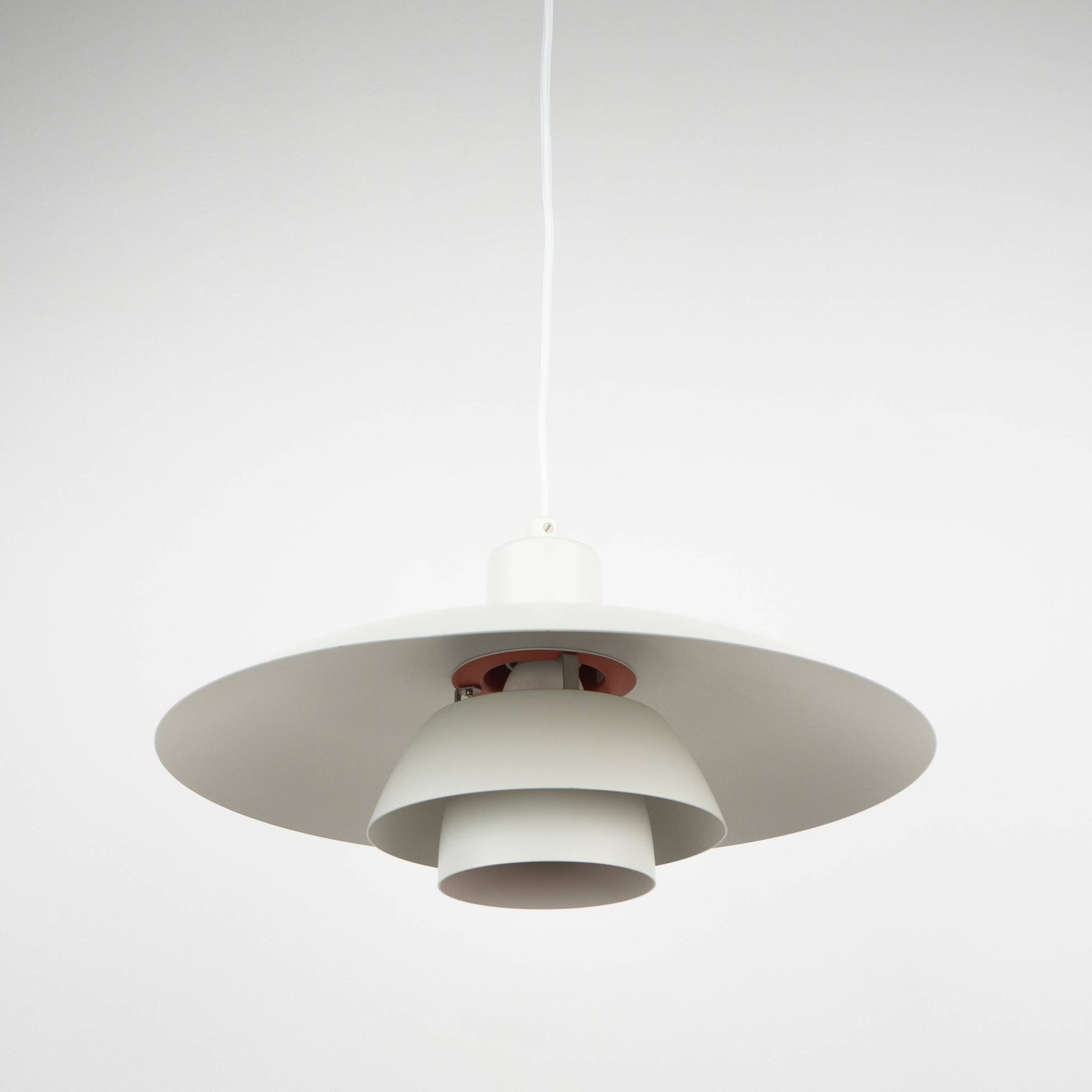 Pair of 2 Danish vintage PH 4/3 pendant lamps by Poul Henningsen, 1966