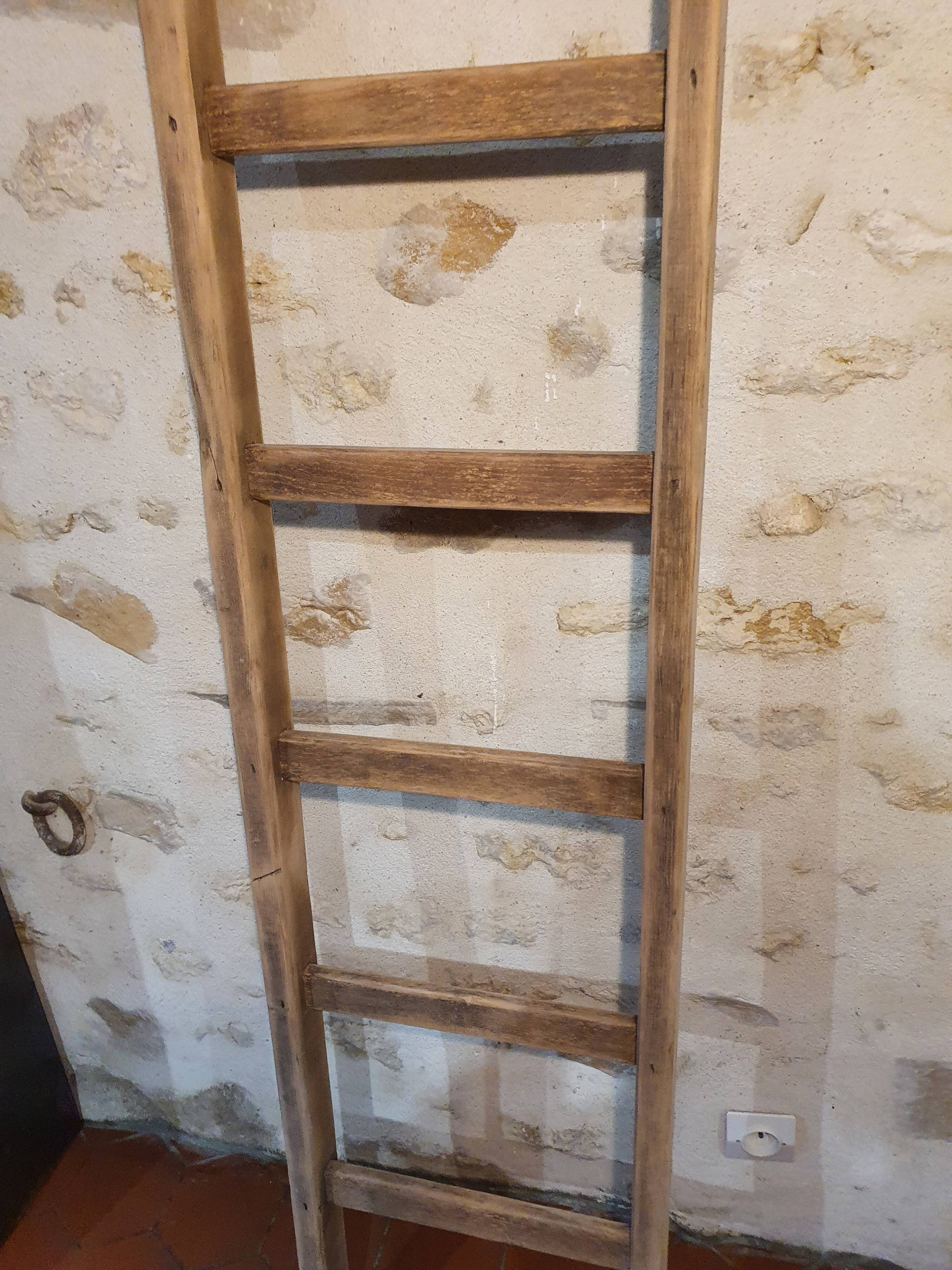Wooden ladder