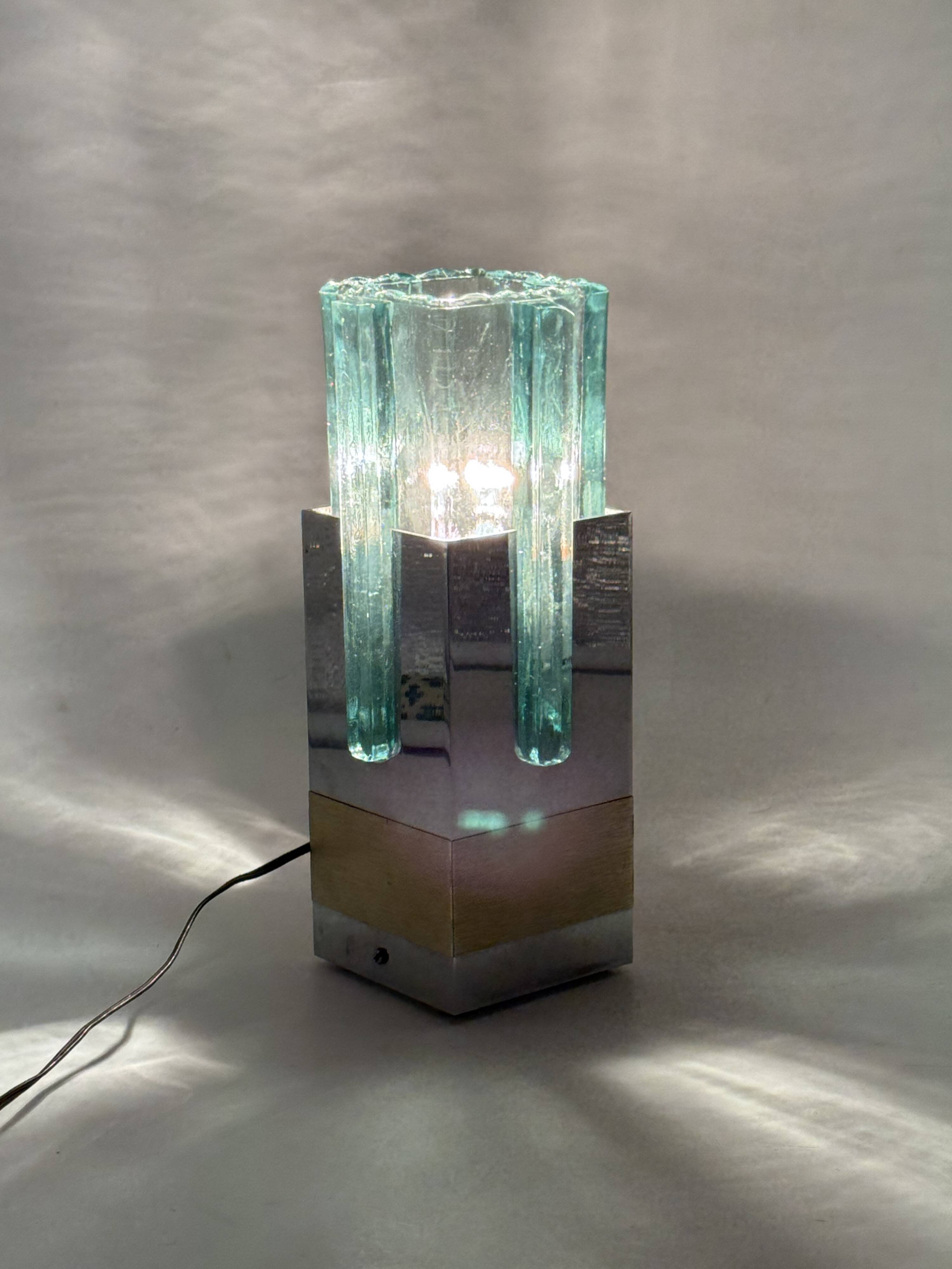 Hollywood regency table lamp,  Italy 1970s