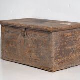 Ancien coffre en bois massif (Année 1830) #34