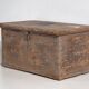 Antique solid wood chest (1830s) #34