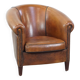 Fauteuil club en cuir de mouton
