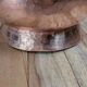 Antique hammered copper jug