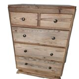 chest of drawers in fir from the 60s