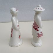 Salt and pepper shakers, ceramic Churchill England