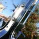 Coat rack on stainless steel stand year 70/80