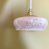 Pink Clichy glass suspension