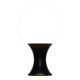 Large table lamp in the shape of a mushroom in white opaline glass by Stilnovo, 1960s.