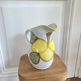 Ceramic lemon pitcher