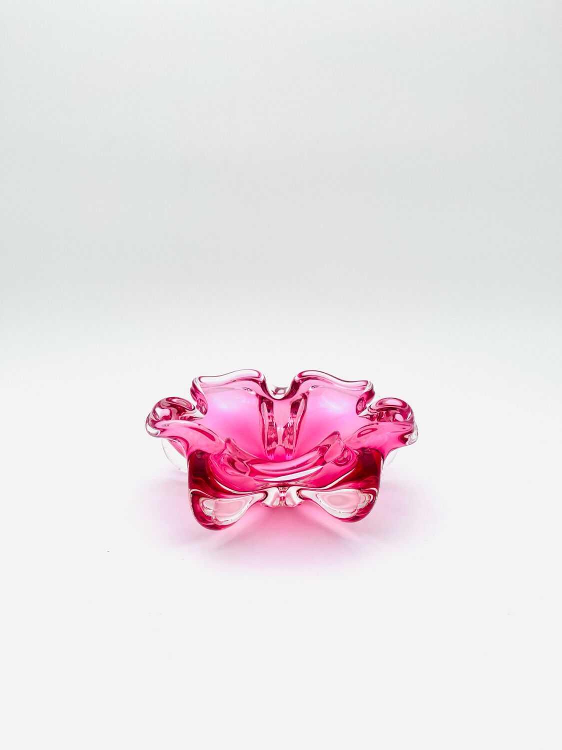 "Fleur" Mid-Century Coupe in Bohemian Crystal – Josef Hospodka - 1960