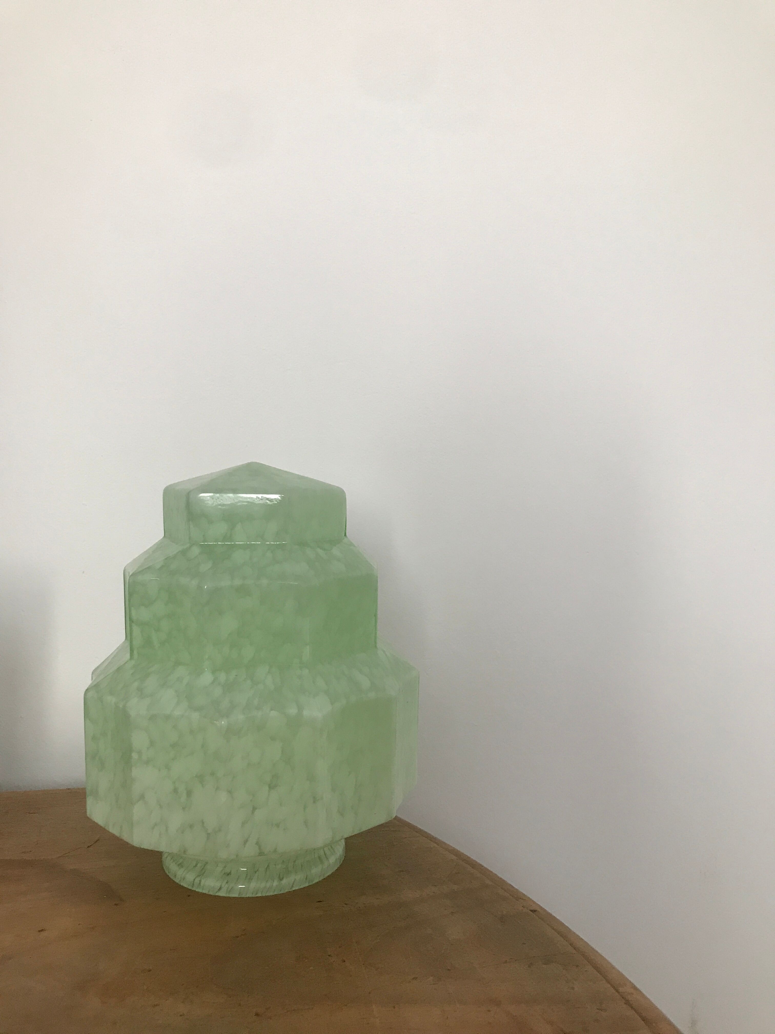 Speckled glass globe