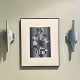 Doria vintage chrome wall lamp, from the 60s