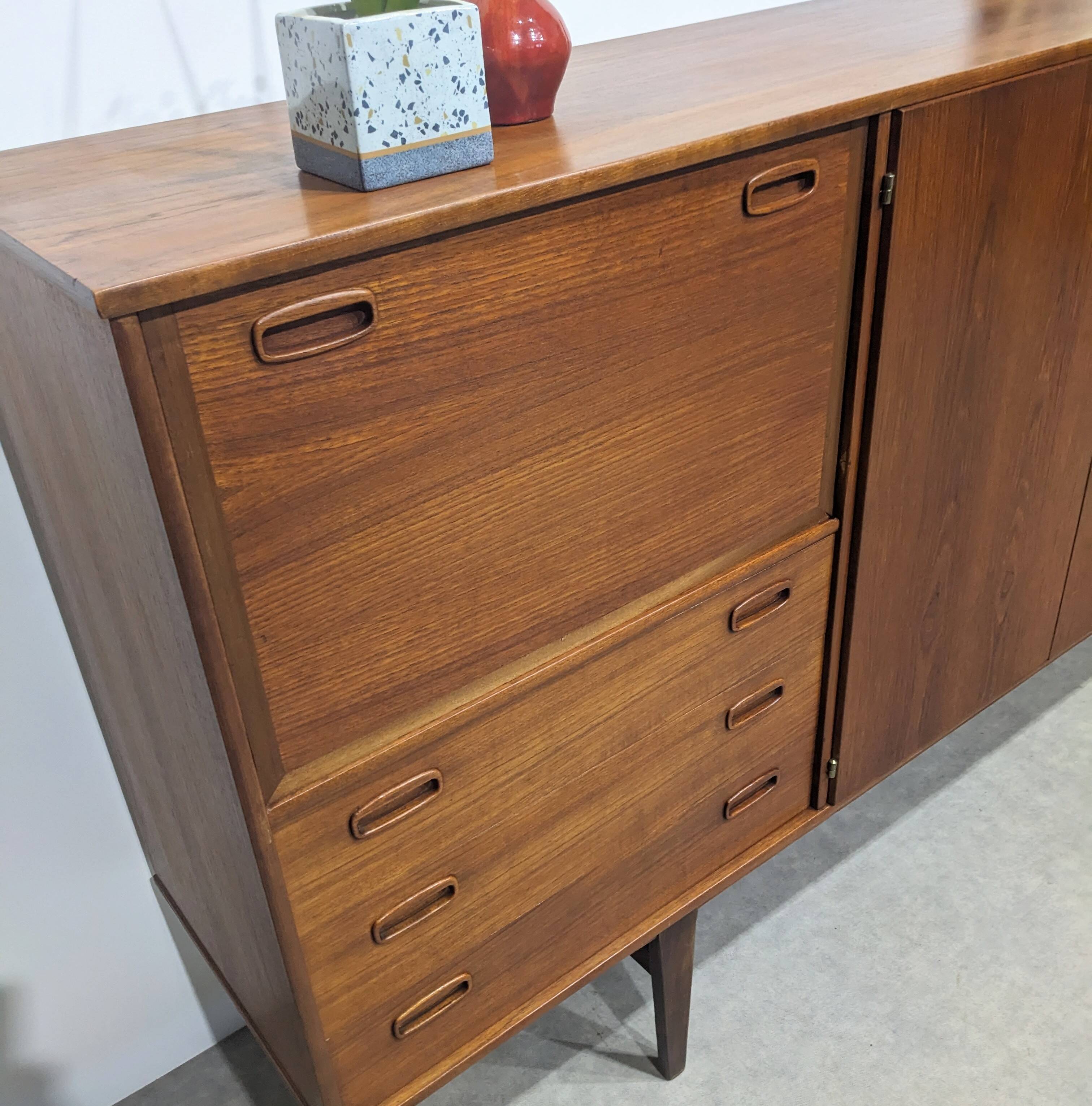 Long mid-century sideboard