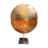 Gold leaf ball lamp