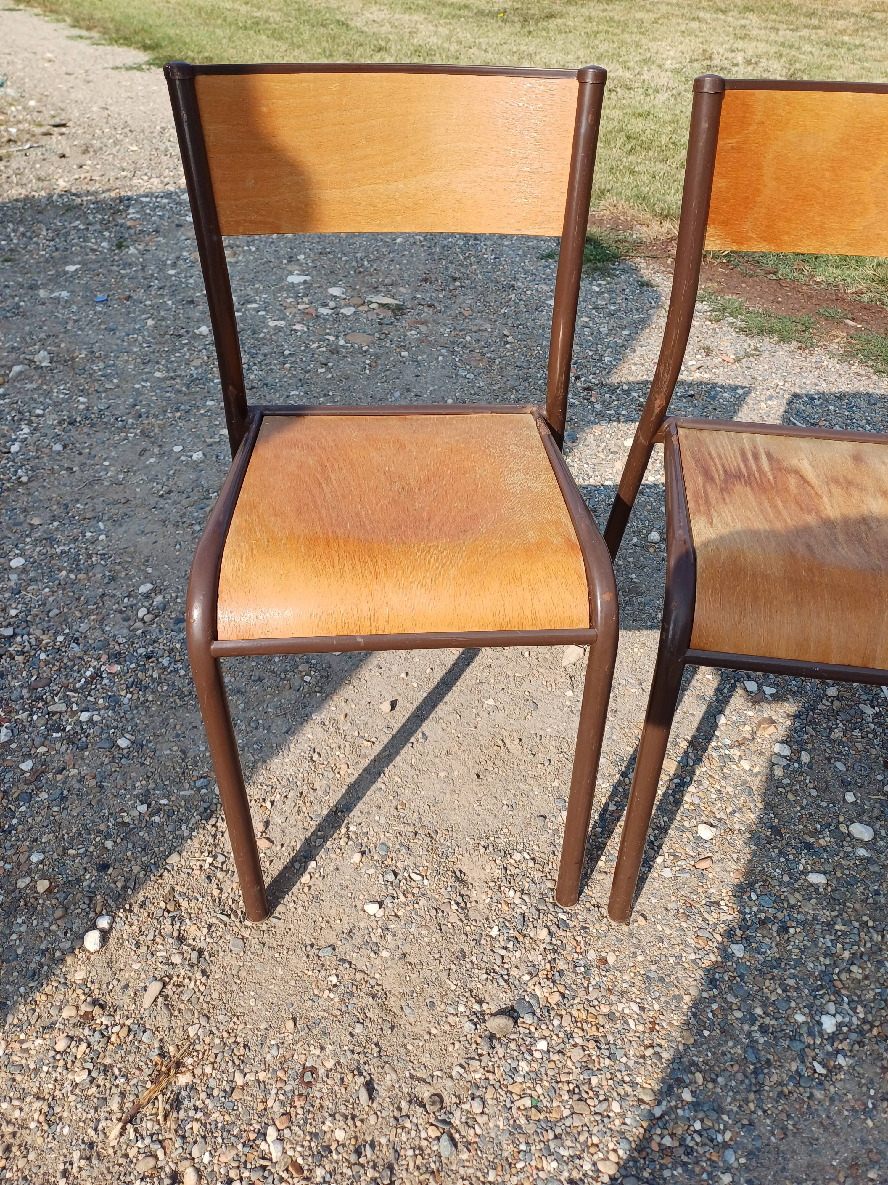 10 Vintage Canteen Chairs