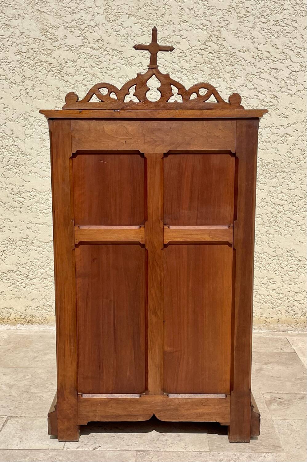 Pray to God in Neo-Gothic Walnut