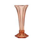 Pink Rosaline Art Deco Vase VSL Luxval Americain 23cm
