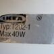 Vintage IKEA original blue lamp - Duett T202 - Bent Gantzel Boysen design