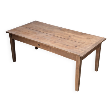 Grande table basse fermière