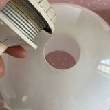 White Ball/Globe Pendant Lamp Vintage