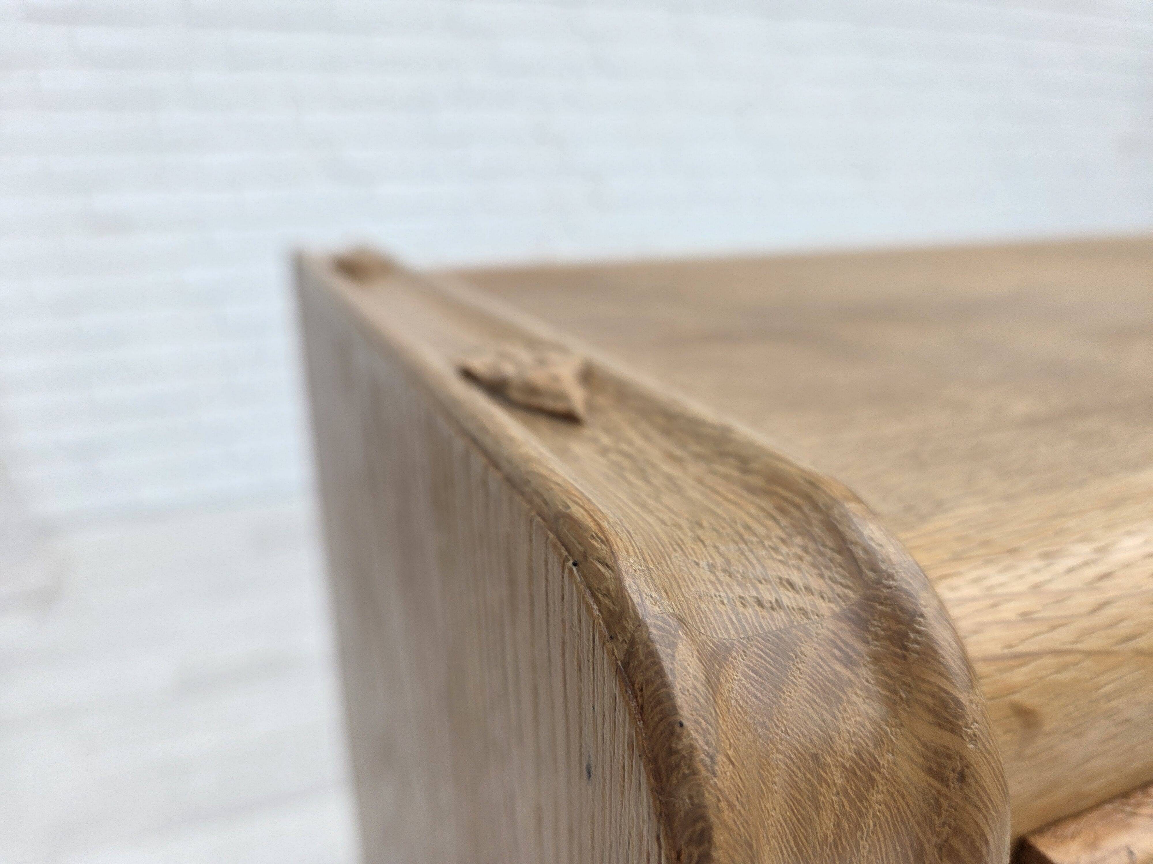 1970s, Danish chest of drawers, oak wood, original good condition.