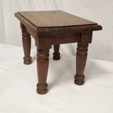 Small solid oak footrest