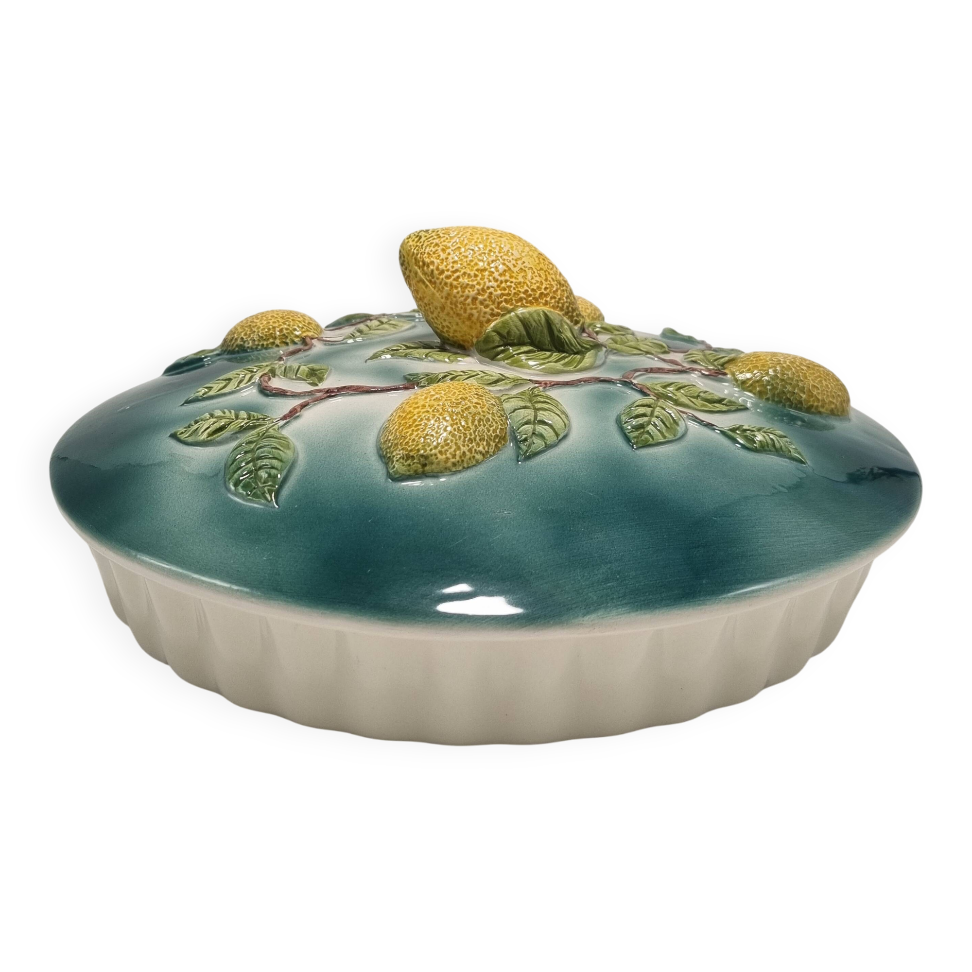 Slip-covered dish