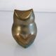 Vintage owl in brass 1960