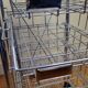 Metal storage locker vintage trolley 70s-80s